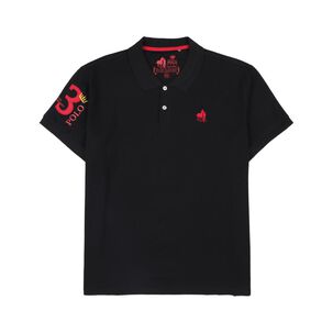 Polera Básica Manga Corta Cuello Piqué Hombre The King's Polo Club