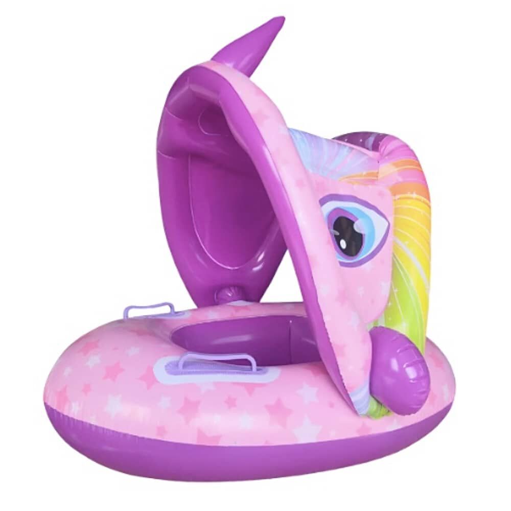 Flotador Con Techo Para Ni&ntilde;o Y Beb&eacute;s Morado image number 0.0