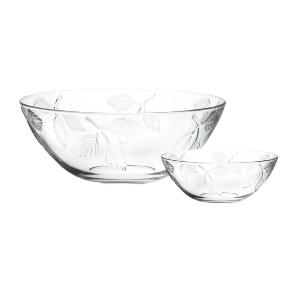 Set 7 Piezas Vidrio Ensaladera Allegra Transparente image number 0.0