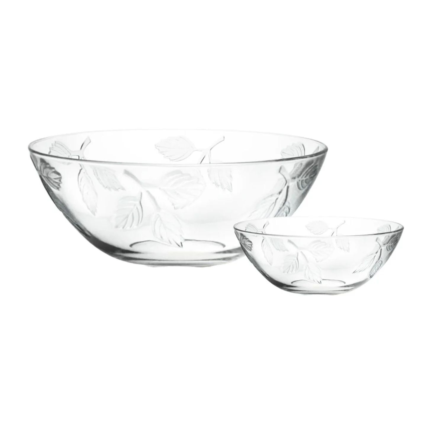 Set 7 Piezas Vidrio Ensaladera Allegra Transparente image number 0.0