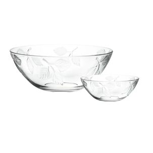 Set 7 Piezas Vidrio Ensaladera Allegra Transparente