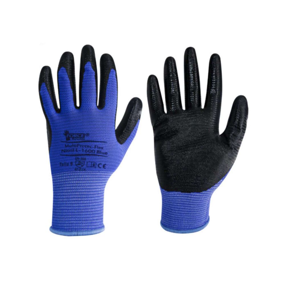 Guante Multiprotec Flex L1600 Talla 10(xl) Azul - Force image number 0.0