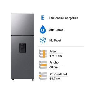 Refrigerador Top Freezer Samsung RT31CG5540S9ZS / No Frost / 301 Litros / E