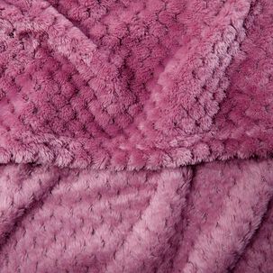 Frazada Popcorn 2 Plazas Burdeo