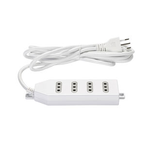 Alargador Zapatilla 4 Posiciones 1,5 Metros Blanco Macrotel