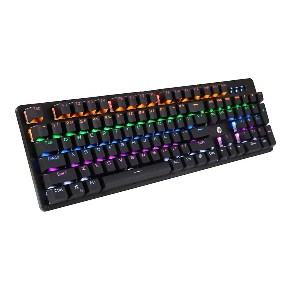 Teclado Gamer Mecánico Hp Gk100 Led Rgb image number 0.0