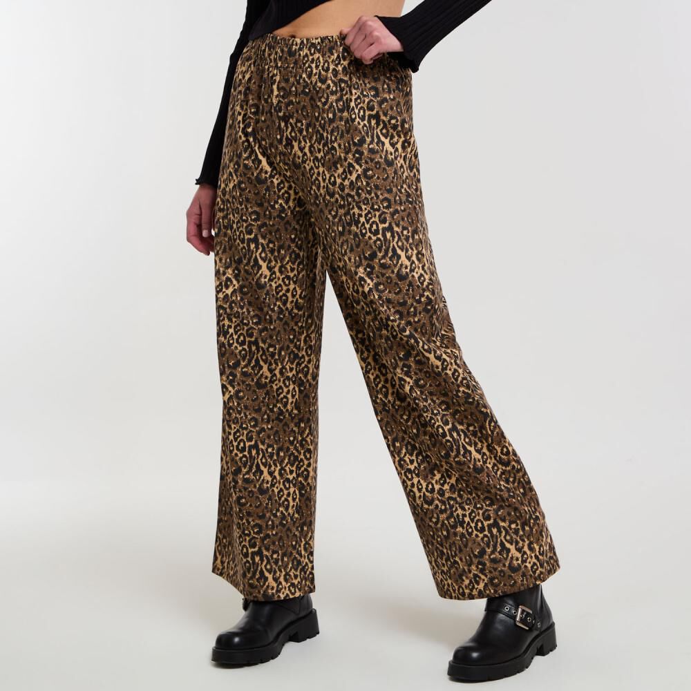 Pantalón De Buzo Moda Tiro Medio Regular Mujer Rolly Go image number 2.0