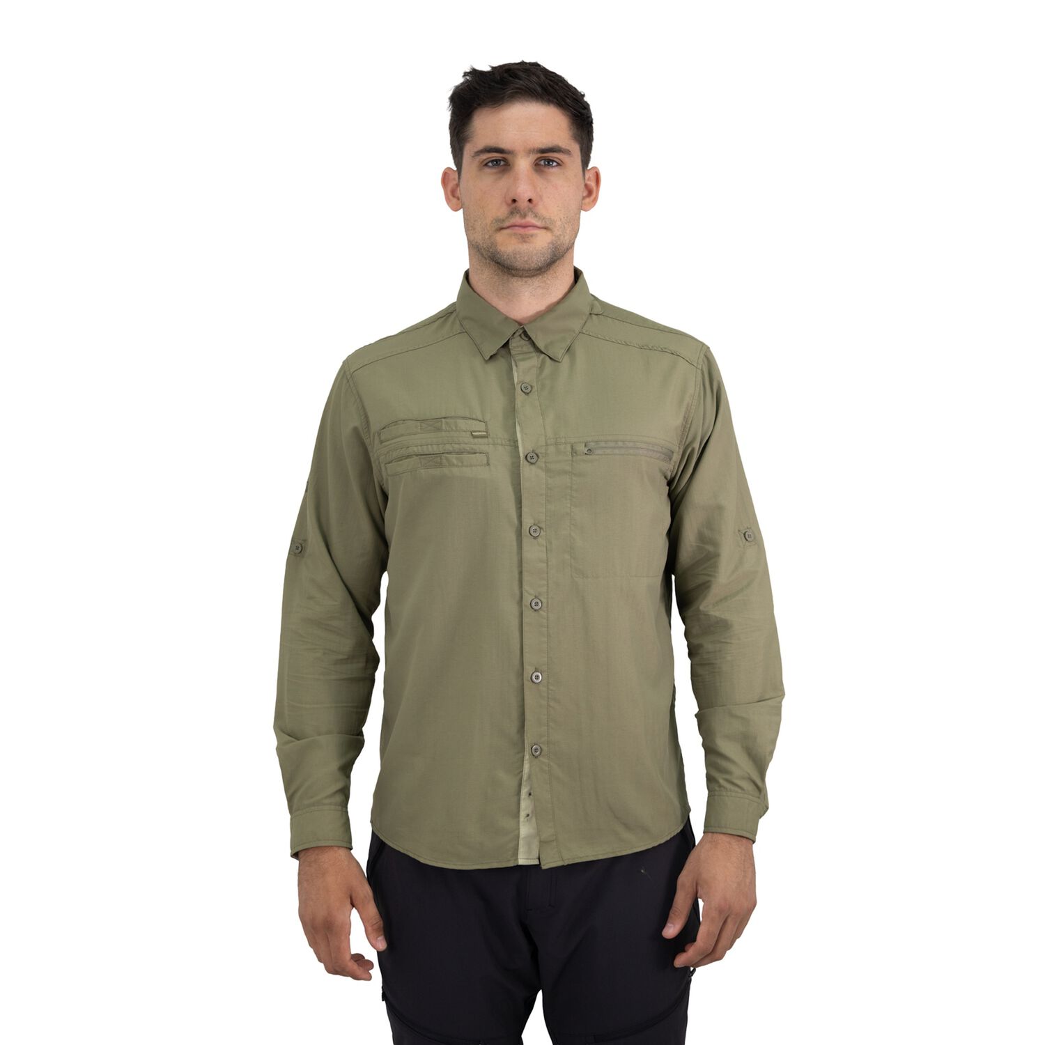 Camisa Hw Arizona Hombre Verde Oliva image number 0.0
