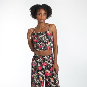 Blusa Crop Sin Mangas Cuello Recto Mujer Rolly Go