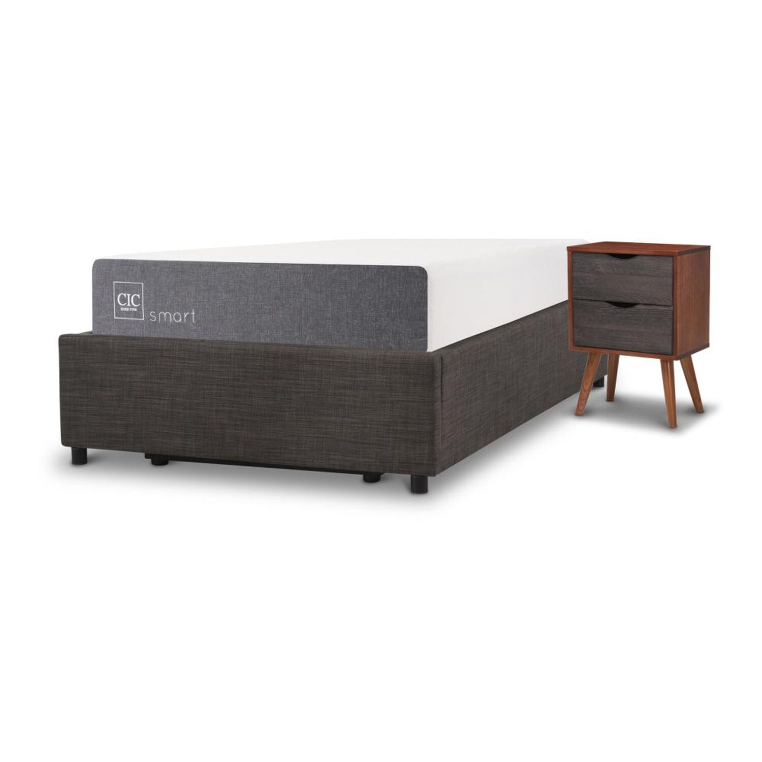 Cama Ba&uacute;l Cic Smart / 1.5 Plazas / Base Normal + Velador image number 4.0