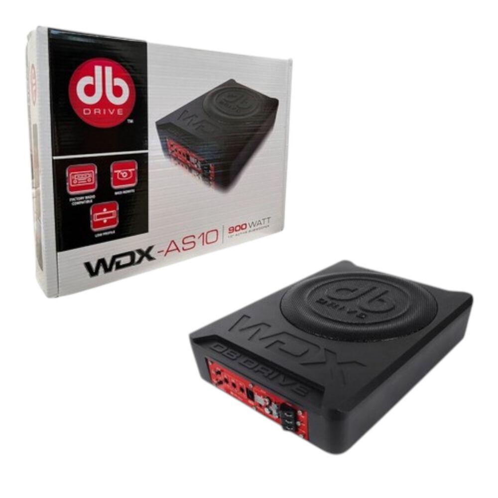 Subwoofer Plano Amplificado Db Drive Wdx-as10 900w+kit Cable image number 2.0