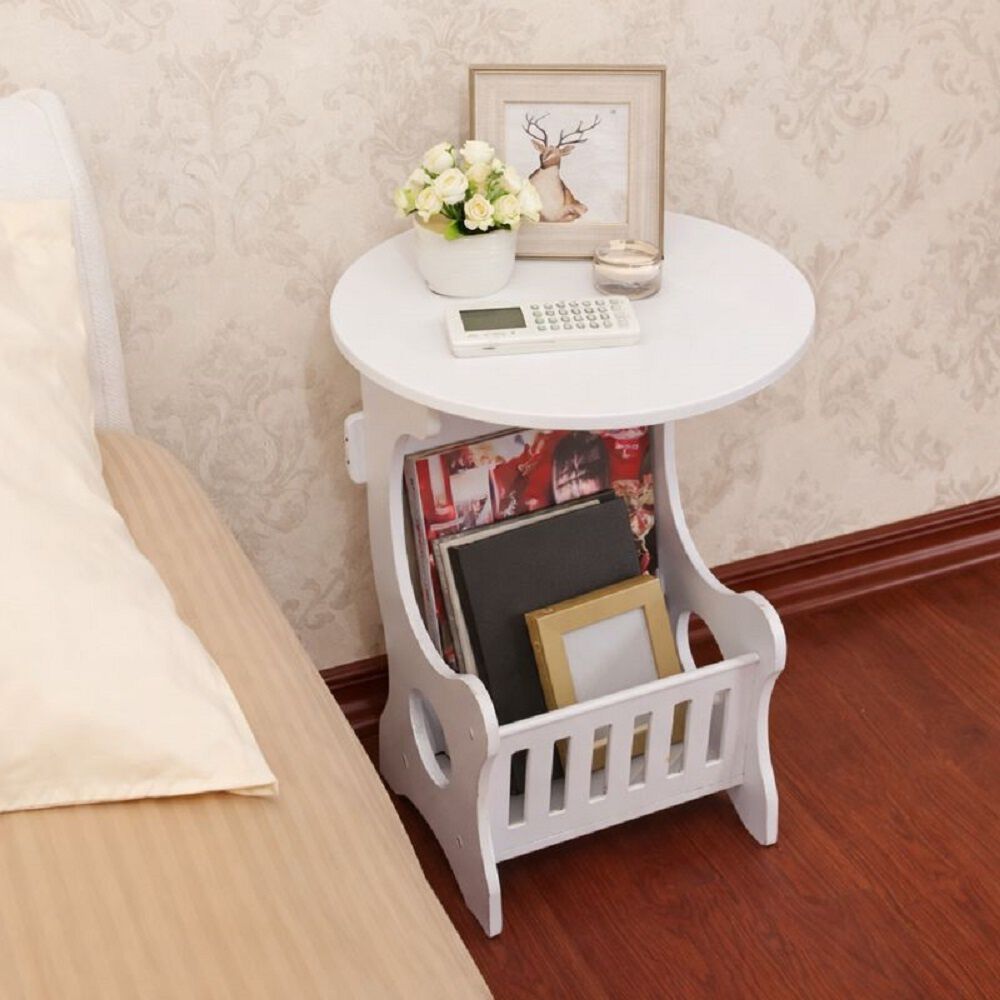 Velador Mesa Minimalista Auxiliar Revistero Hogar image number 3.0