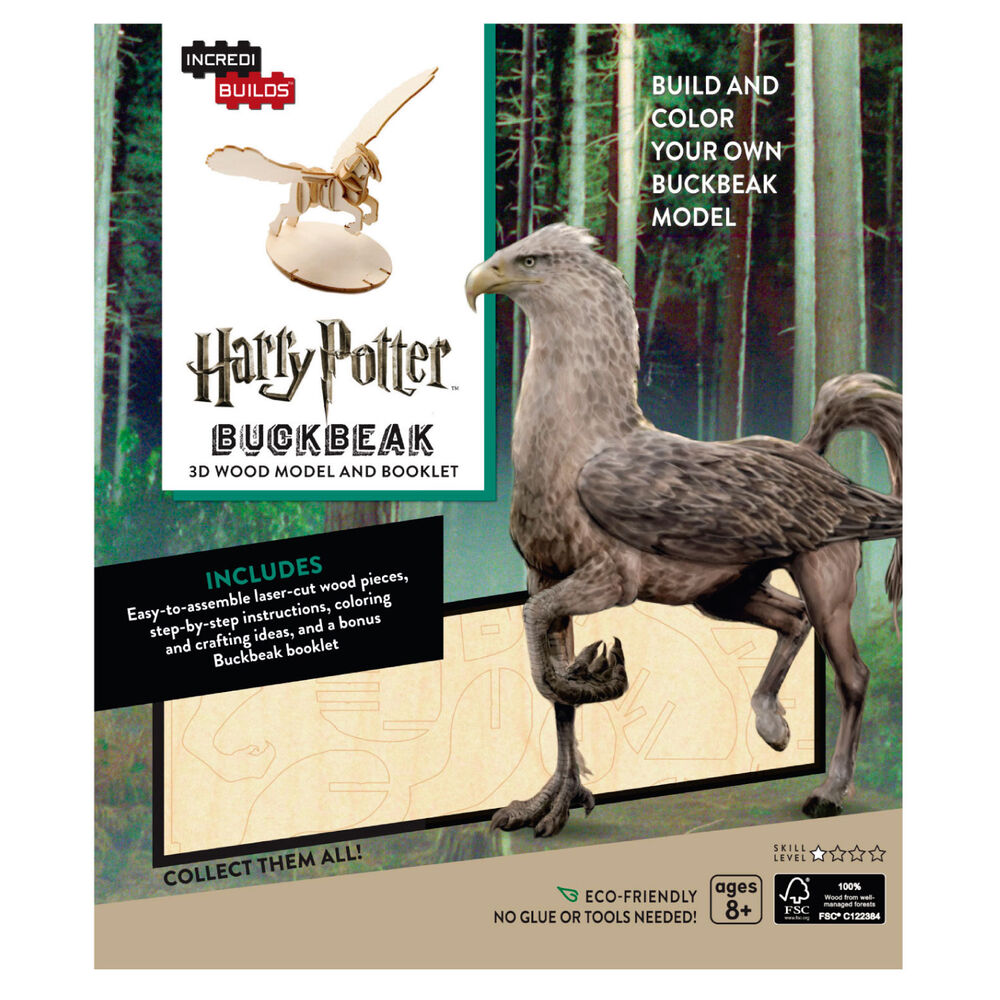 Harry Potter: Buckbeak - Libro Y Modelo Para Armar 3d-madera image number 0.0
