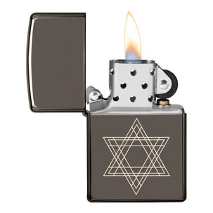 Encendedor Zippo Estrella De David Design Plateado Zp49685