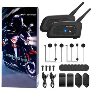 Intercomunicador V6pro Para Casco (2 Unidades)