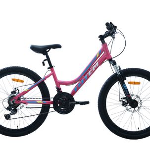 Bicicleta Totem Mtb Aro 24 Modelo Sitara Rosado