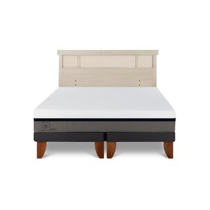 Cama Europea Cic Balance / King / Base Dividida + Respaldo