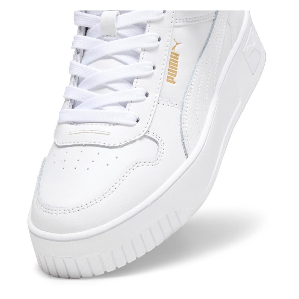 Zapatilla Urbana Mujer Puma Carina Street Mid Blanco image number 3.0