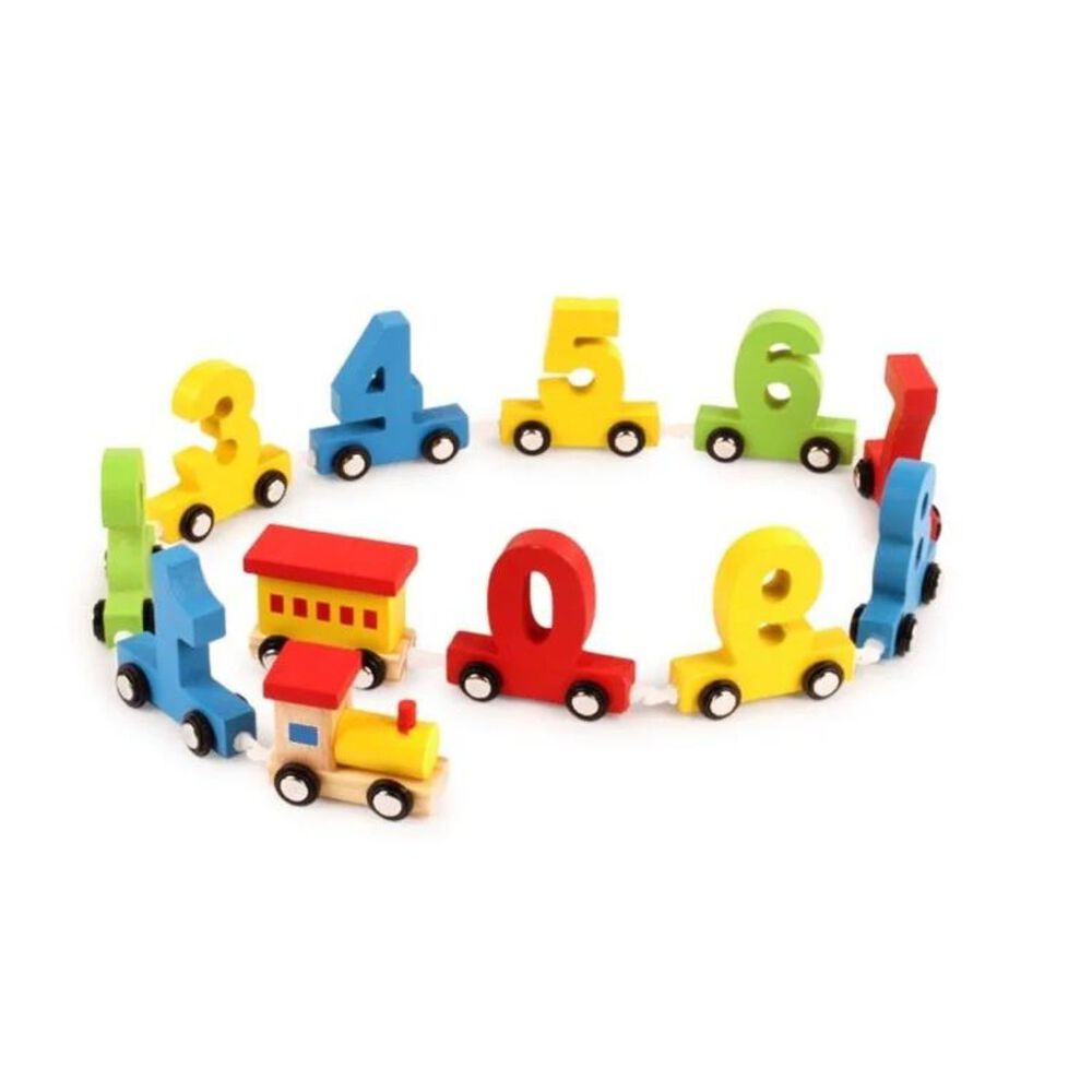 Tren De N&uacute;meros De Madera Para Ni&ntilde;os 3+ A&ntilde;os De 88 Cm image number 1.0
