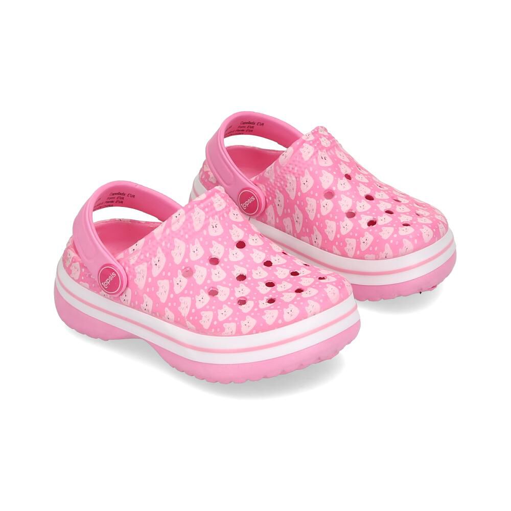 Sandalia Ni&ntilde;a Topsis Fucsia image number 1.0