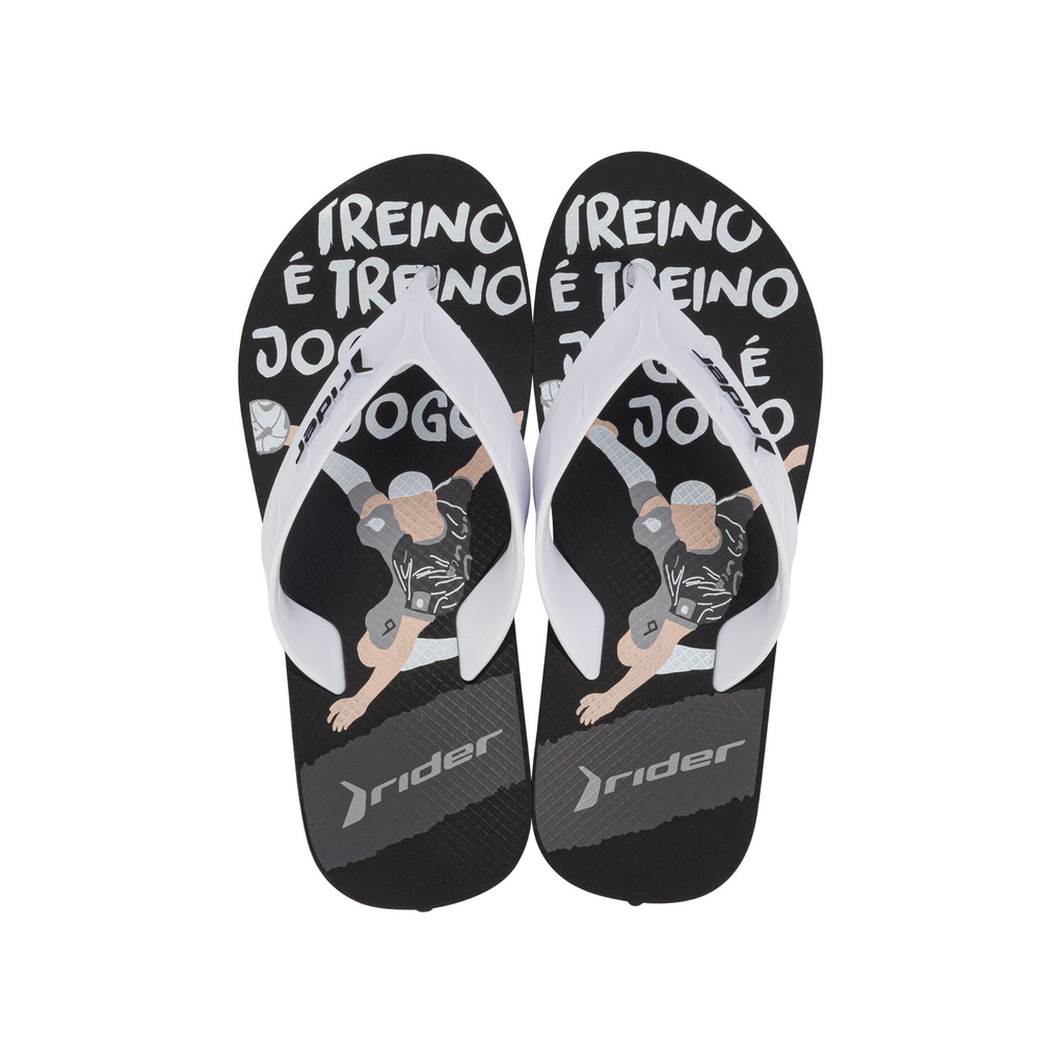 Sandalia Street Negro/blanco Rider image number 0.0
