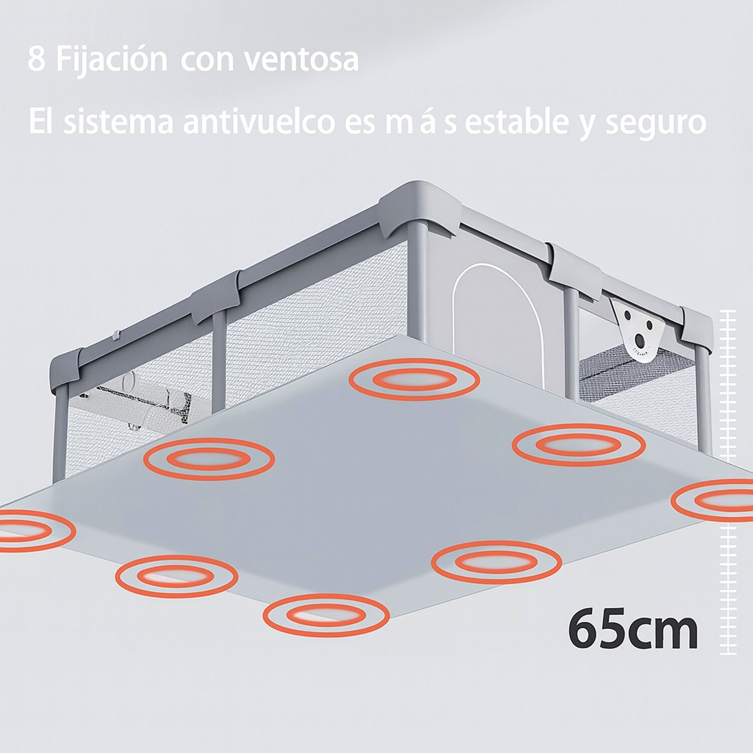 Corral De Juegos Infantil Con Accesorios De Juego 150x180 image number 7.0