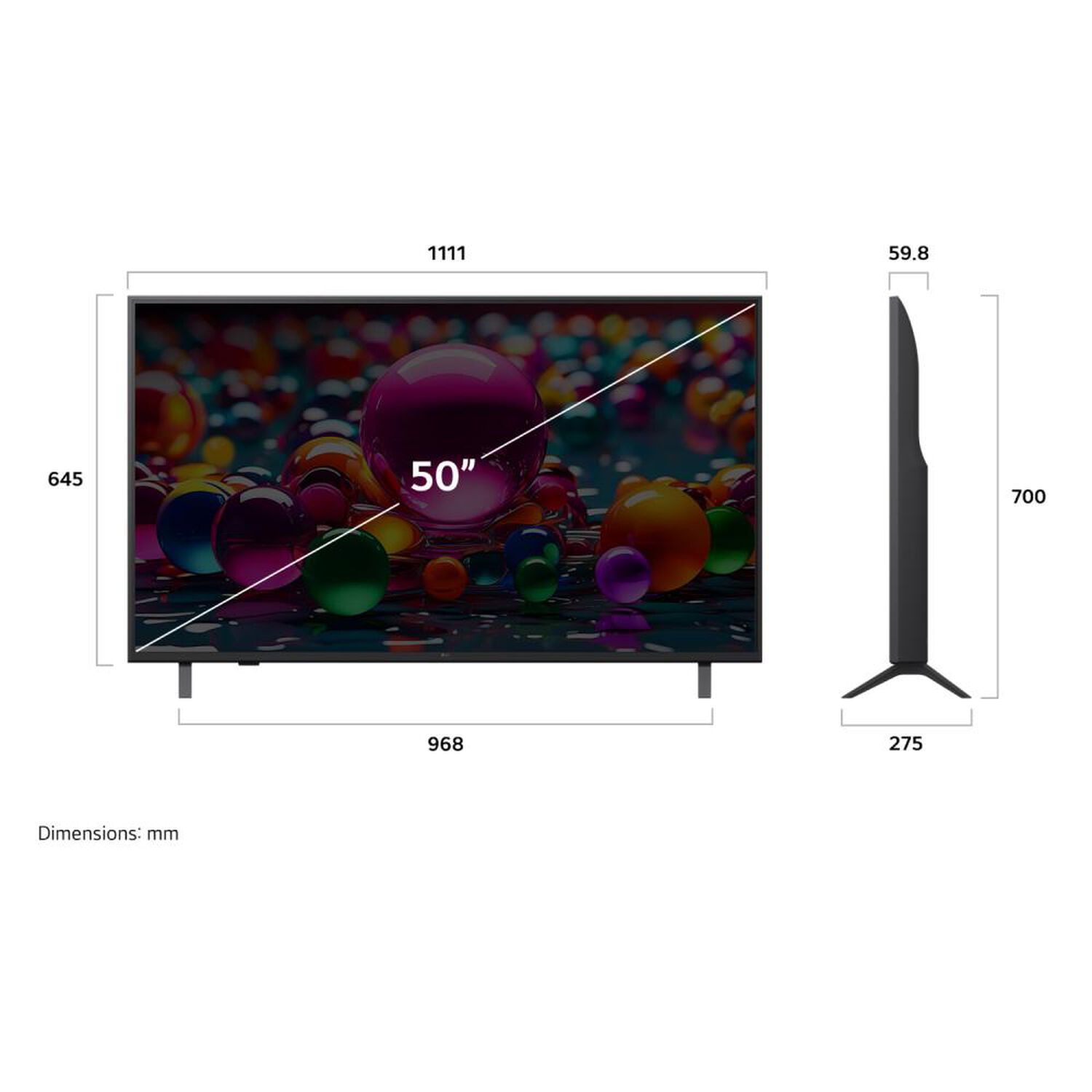Led 50" LG 50UA7500PSA / Ultra HD 4K / Smart TV image number 1.0