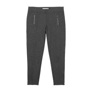 Calza Aplicaci&oacute;n Cierre Tiro Alto Skinny Mujer Lesage