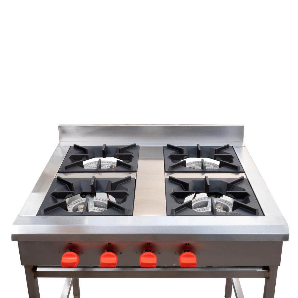 Anafe Ticgas Inox / 4 Quemadores / Gas Licuado image number 2.0