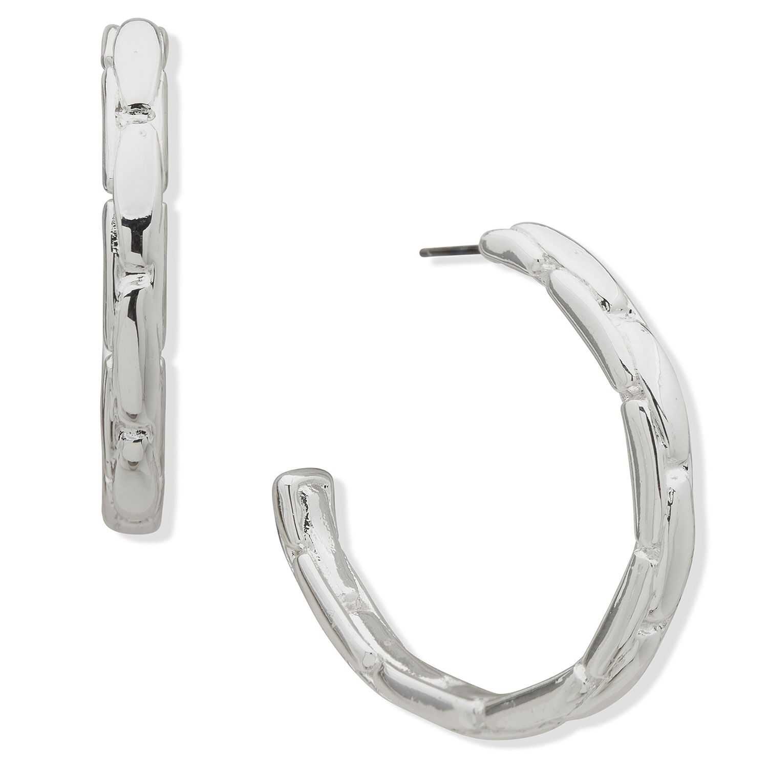 Aros Tipo Argollas Anne Klein Plateado Mujer 01g00766 image number 0.0