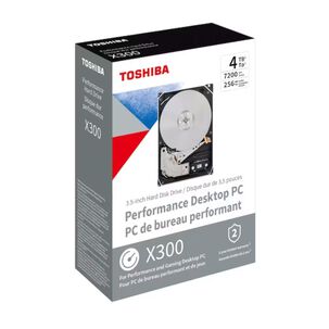Toshiba Disco Duro Interno 4tb, X300 3.5", Sata Hdwr440xzsta