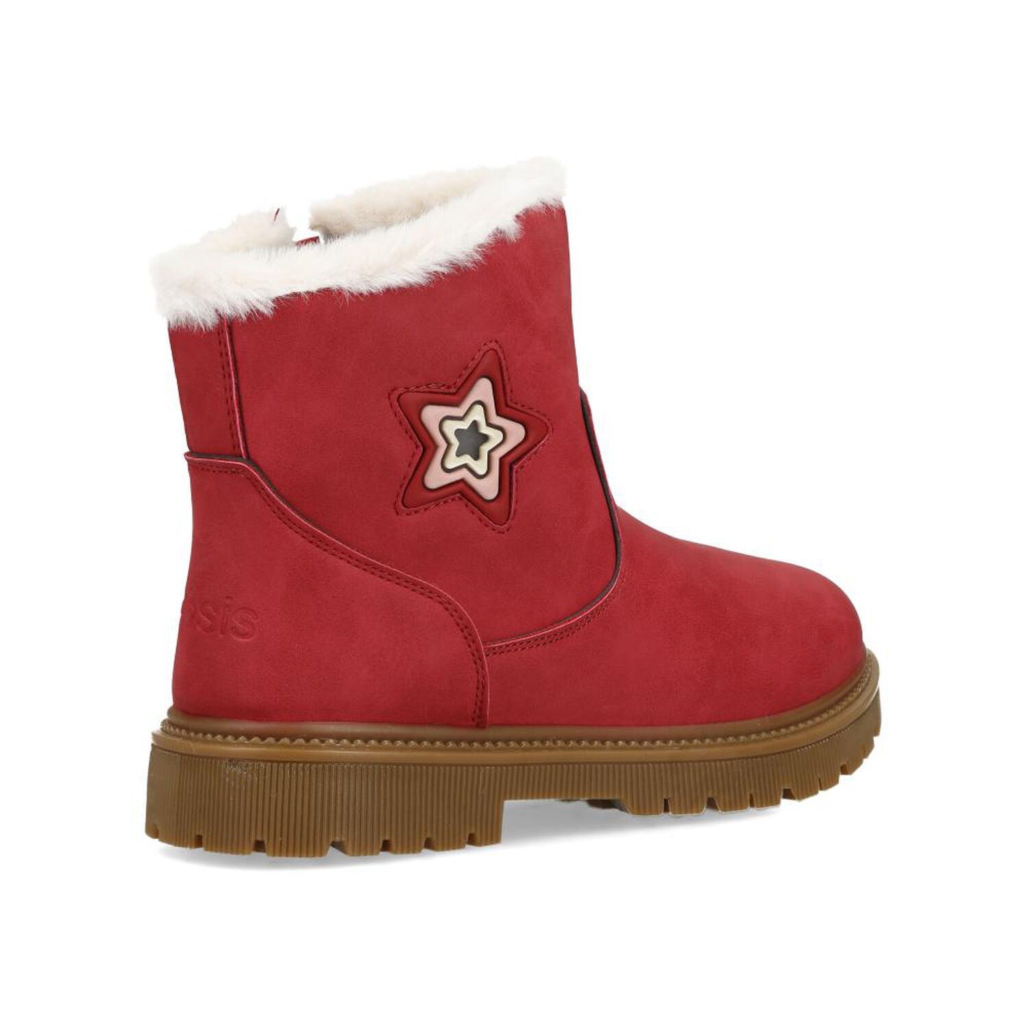 Bota Infantil Topsis Burgundy image number 3.0