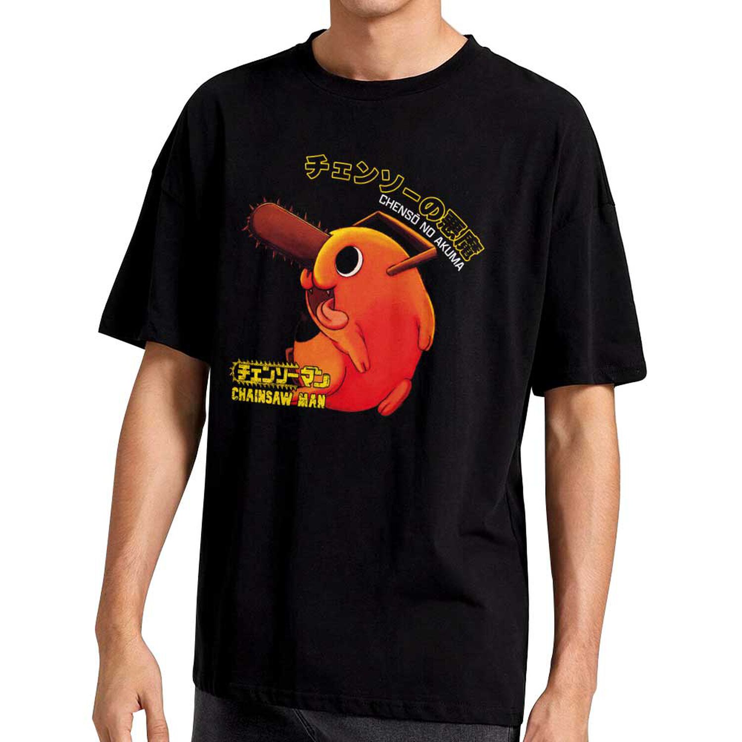 Polera Estampada Chainsawman Pochita Anime image number 1.0