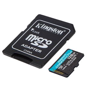 Tarjeta Microsd Kingston Canvas Go! Plus 128gb Adaptador Sd
