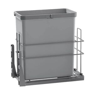 Basurero 28 Lts Para Frente 300 Mm Higold Gris