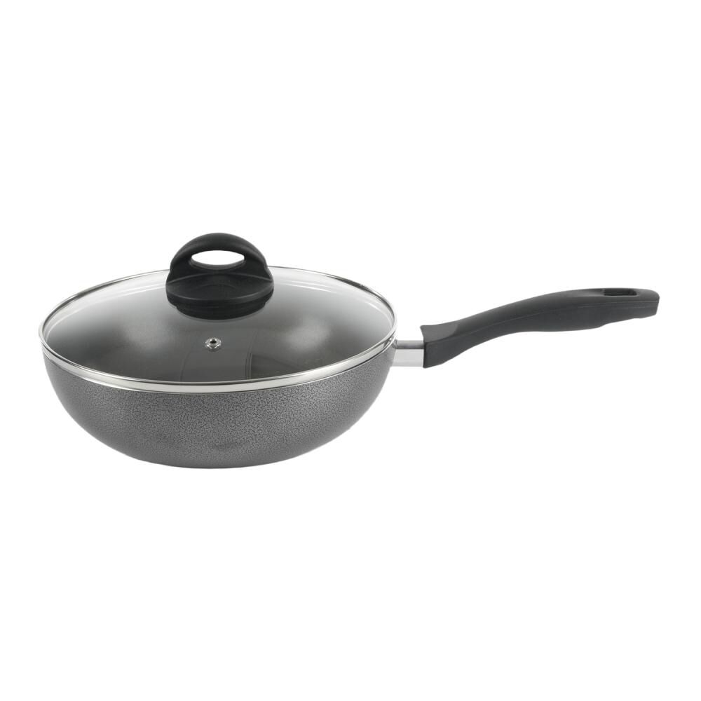 Wok Aluminio Con Tapa Clairborne Oster /  24 Cm / 2 Piezas image number 0.0