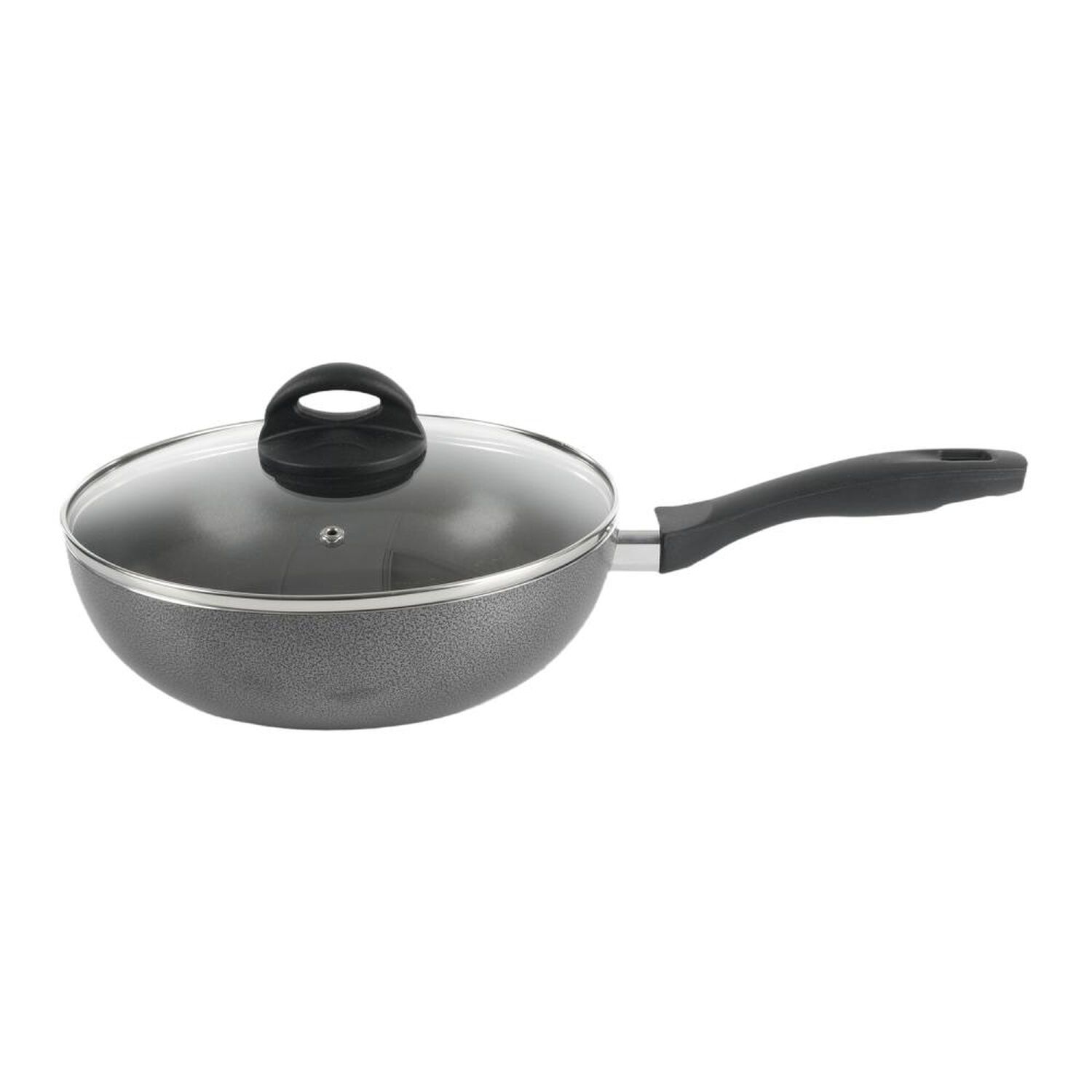 Wok Aluminio Con Tapa Clairborne Oster /  24 Cm / 2 Piezas image number 0.0