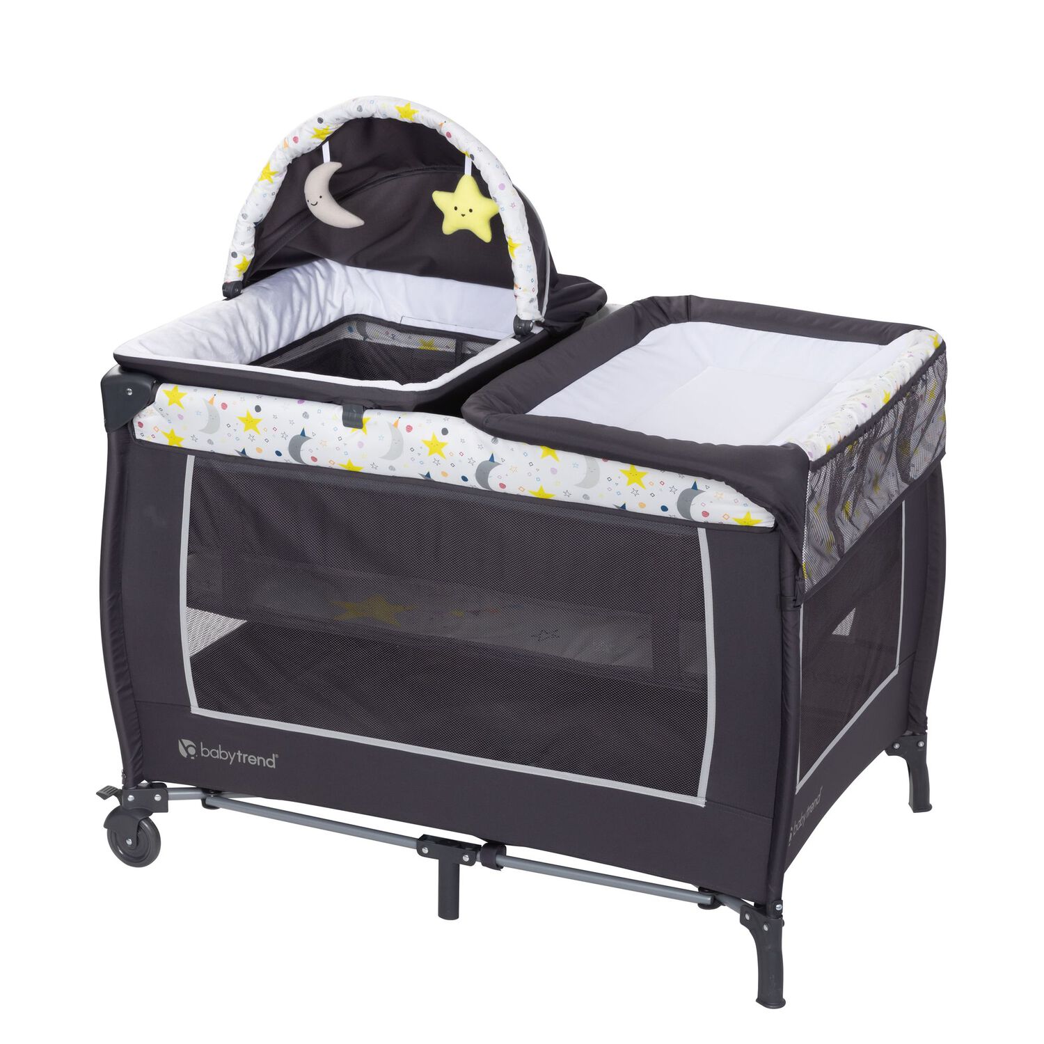 Cuna Corral Lil' Snooze Deluxe Ii Moon Con Mois&eacute;s Y Mudador image number 1.0