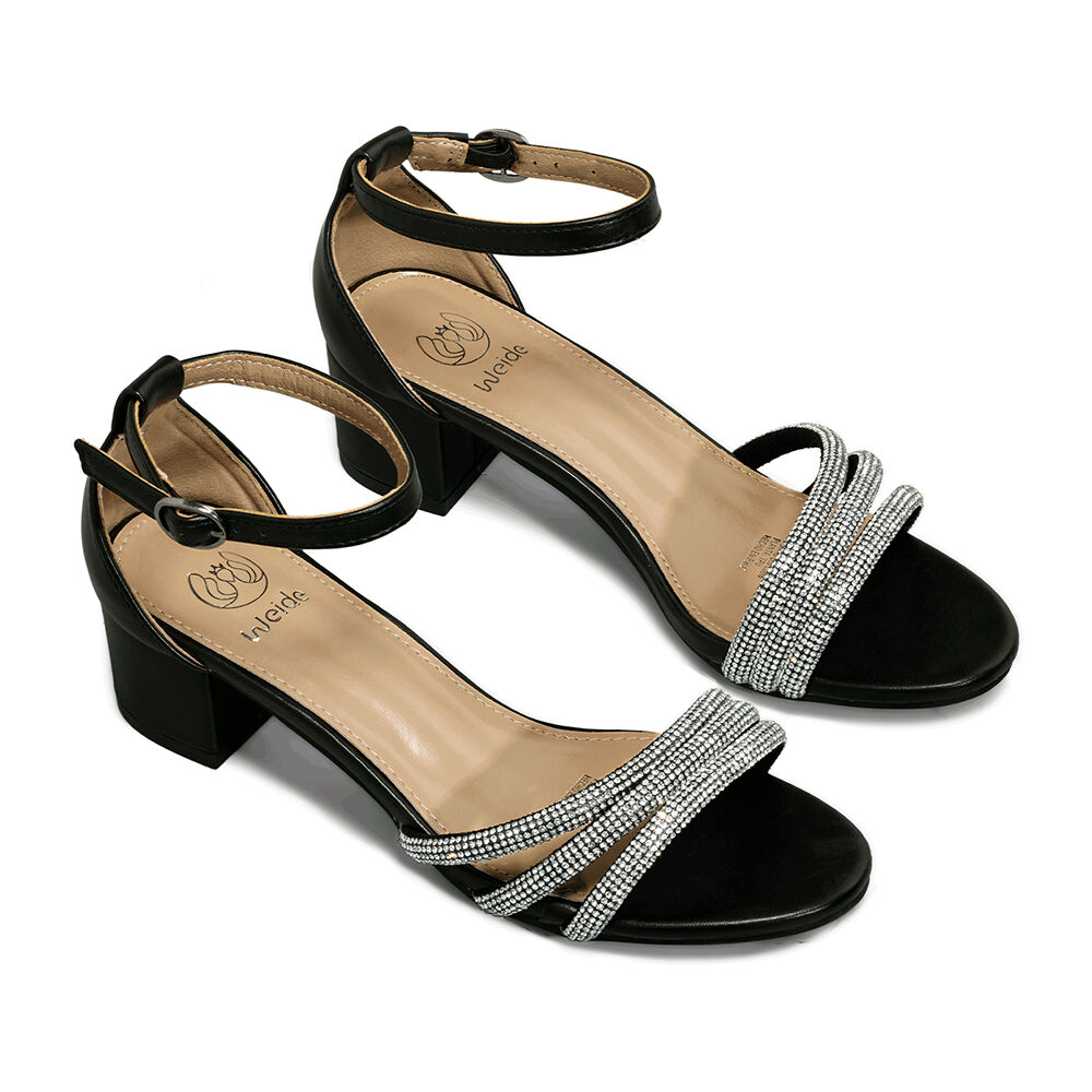 Sandalia Taco Grueso Elegante Moda Mujer Weide Gh175 image number 5.0