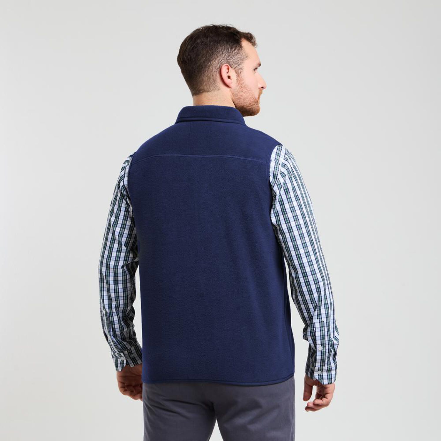 Poler&oacute;n Liso Regular Sin Mangas Cuello Alto Hombre Herald image number 2.0