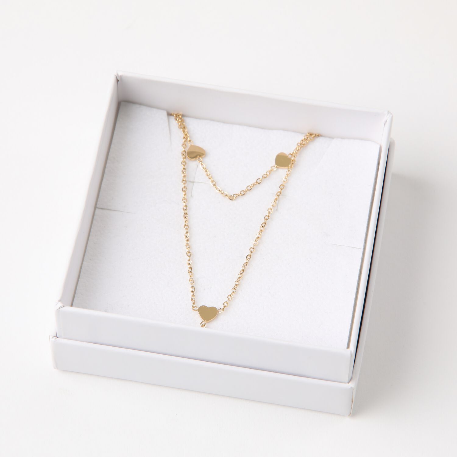 Collar Doble 19v69 Italia Stne150 Dorado image number 1.0