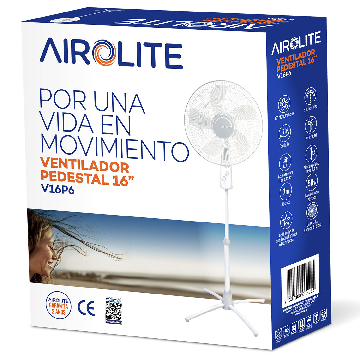 Ventilador Airolite V16P6 / 16" image number 5.0