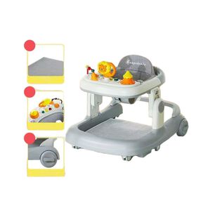 Andador Con Apoya Pies Y M&aacute;s Accesorios Lubabycas Gris