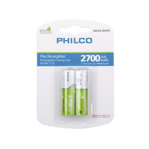 Pack 2 Pilas Recargables Aa 2700mah