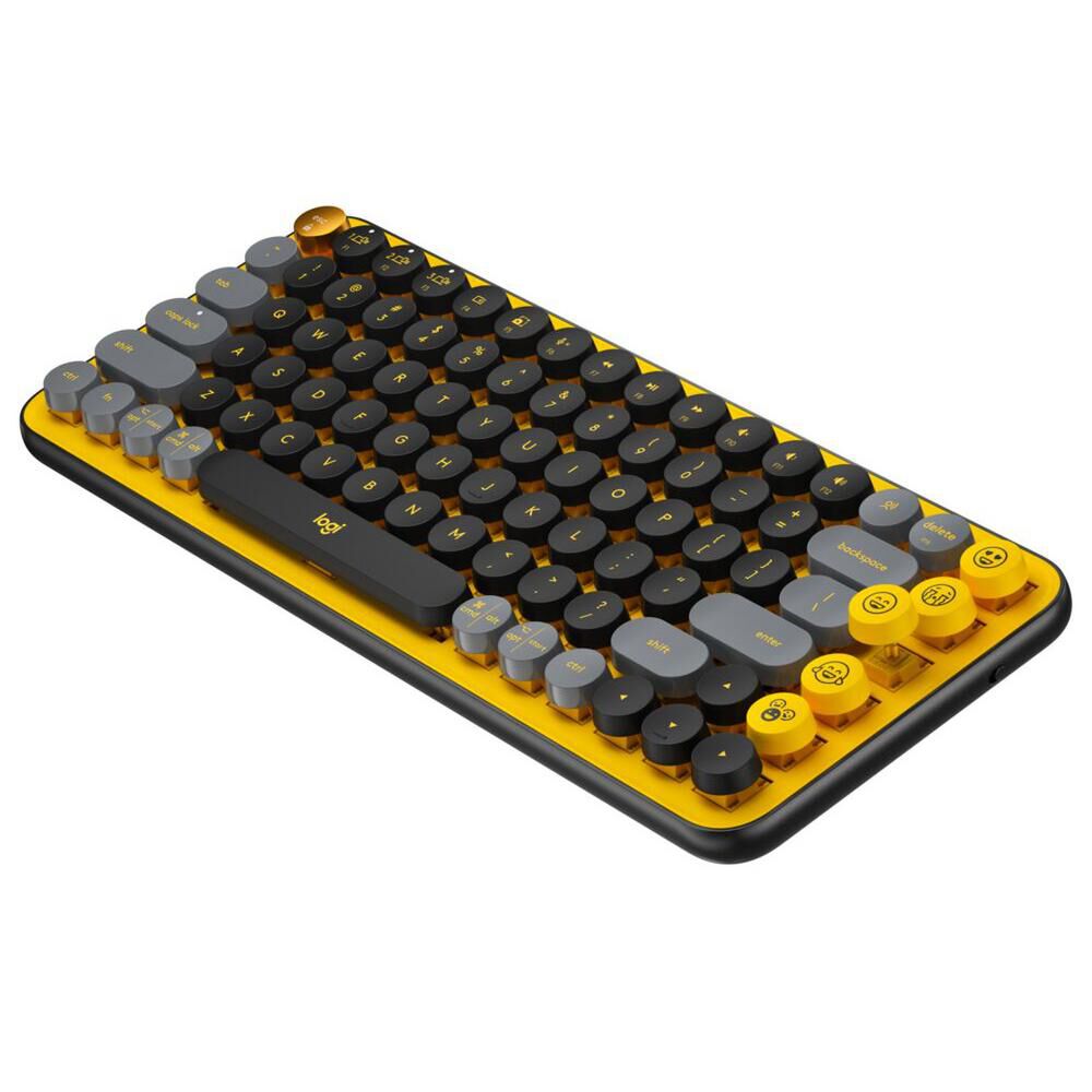 Teclado Logitech Pop Keys Amarillo Blast image number 2.0