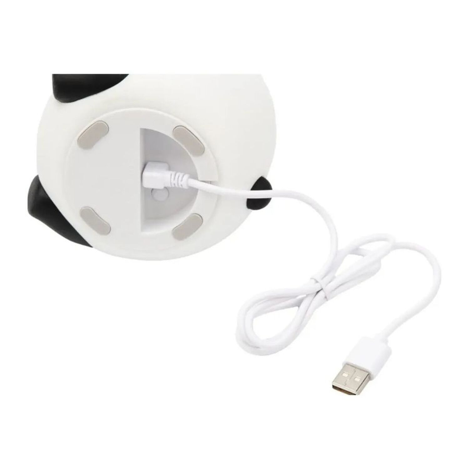 L&aacute;mpara Oso Panda Silicona Espantacuco Led Recargable image number 4.0
