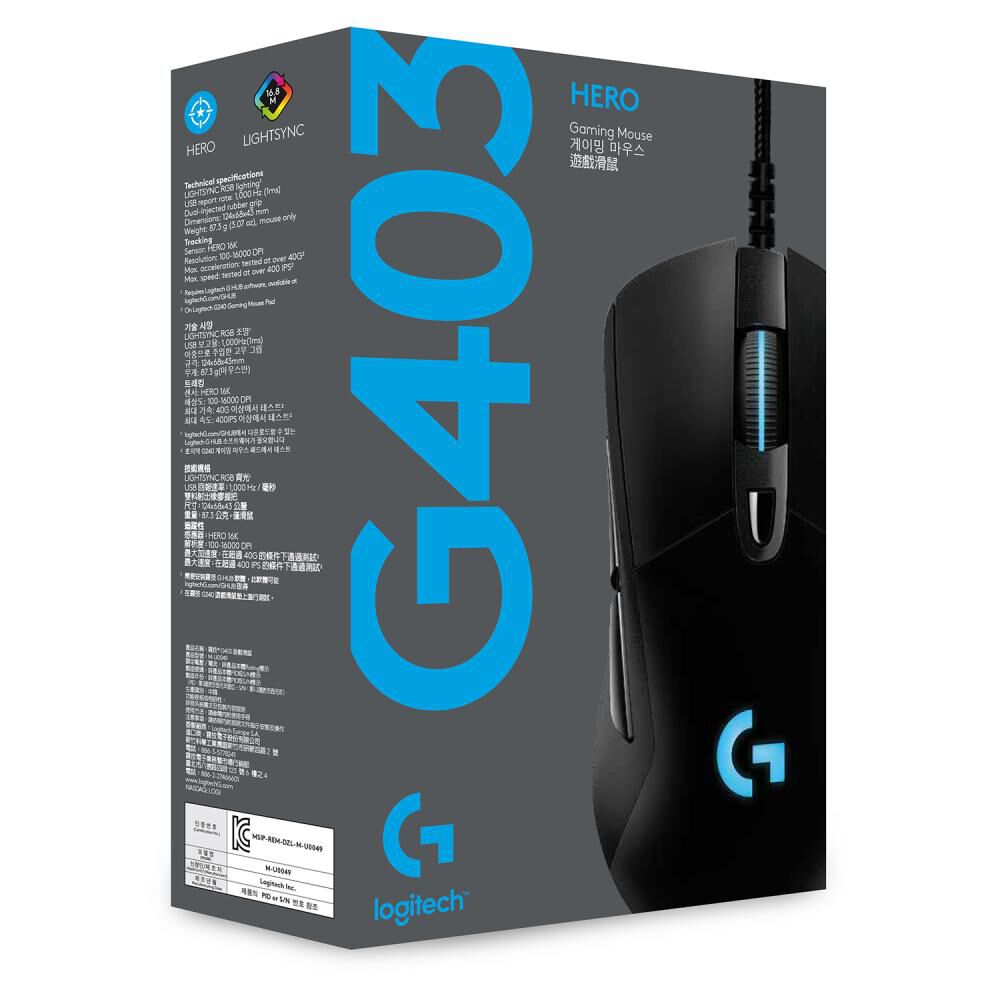 Mouse Gamer Logitech G403 image number 3.0
