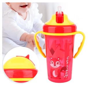 Vaso Antiderrame Con Manijas Y Bombilla Beb&eacute; 300ml