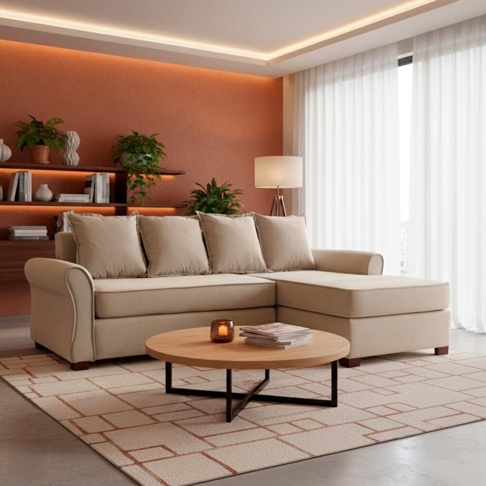 Sofá Seccional Living Factory Barcelo Derecho / 4 Cuerpos image number 0.0