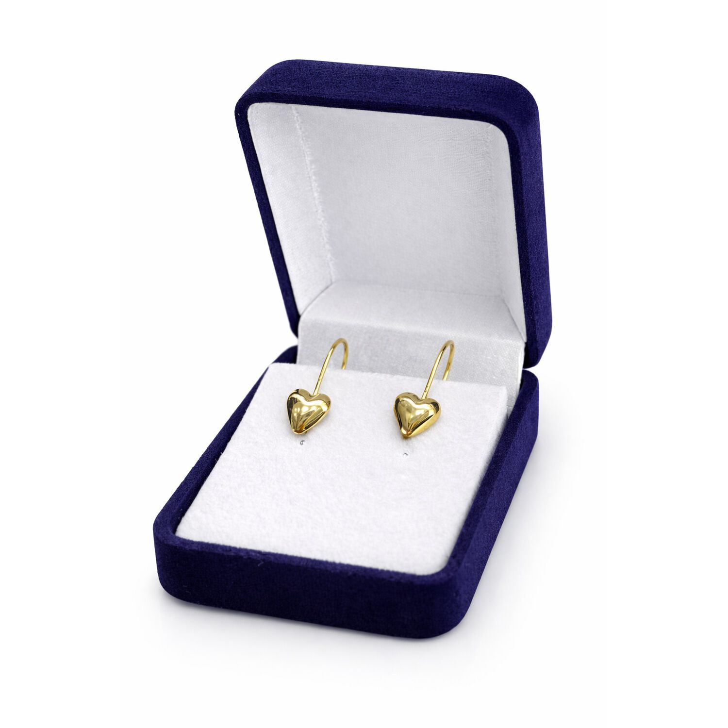 Aros Gancho Coraz&oacute;n 5mm Oro 18k Nacional 1gr Regalo Mujer Dorado image number 2.0